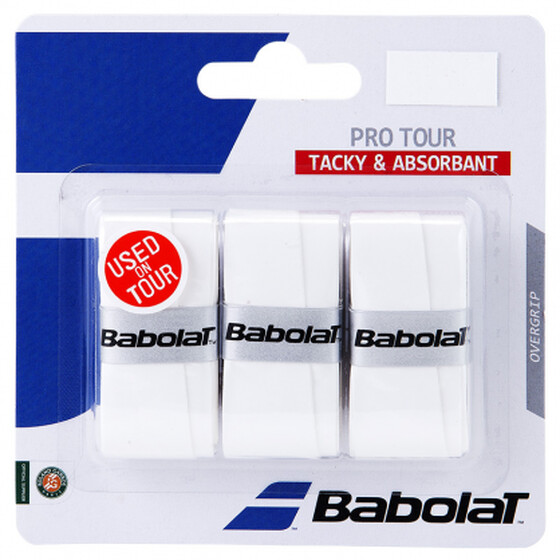 Reketigrip Babolat Pro Tour x3 valge