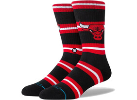 Sokid Stance PREP CHICAGO BULLS suurus 43-47 must/punane