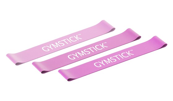 Venituskummid Gymstick Mini Band kerge/keskmine/tugev roosa