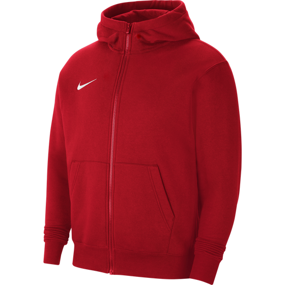 Dressipluus Nike Youth Fleece PARK20 Full-Zip Hoodie punane