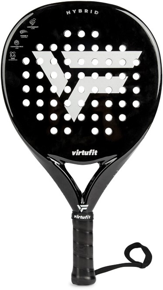Padeli reket VirtuFit Hybrid must/valge