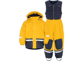 Laste vihmariiete komplekt Didriksons Boardman Kids Set kollane