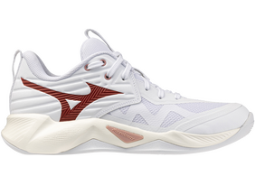 Naiste Võrkpallijalatsid Mizuno WAVE MOMENTUM PRO(W) valge/roosa/punane