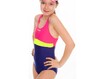 Ujumistrikoo Aqua-Speed Emily roosa/roheline/sinine