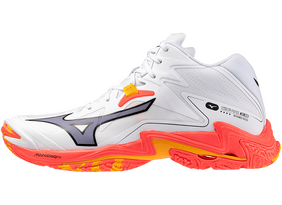 Meeste Võrkpallijalatsid Mizuno WAVE LIGHTNING Z8 MID (U) valge/roosa