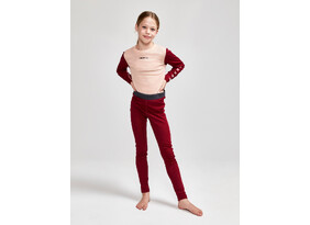Laste soe pesu Craft CORE Warm Baselayer Set JR roosa/punane