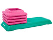 Stepipink Aerobic Step inSPORTline AS500 roheline/roosa