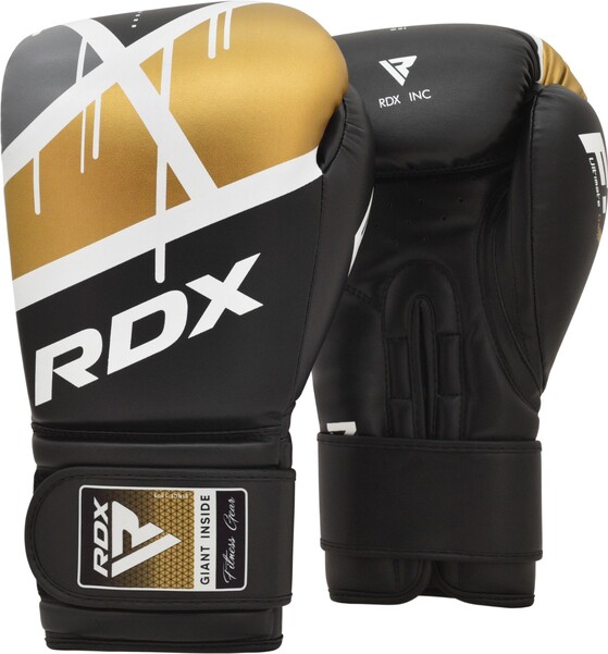 Poksikindad RDX BGR must/kuldne