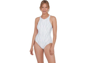 Naiste ujumistrikoo SPEEDO OPALGLOW PRNT 1 Piece AF valge